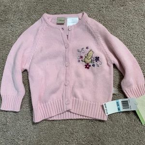 Baby 6 month old pink Disney Winnie The Pooh sweater